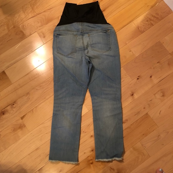 LOFT Maternity Raw Edge Skinny Jeans EUC - Picture 7 of 7